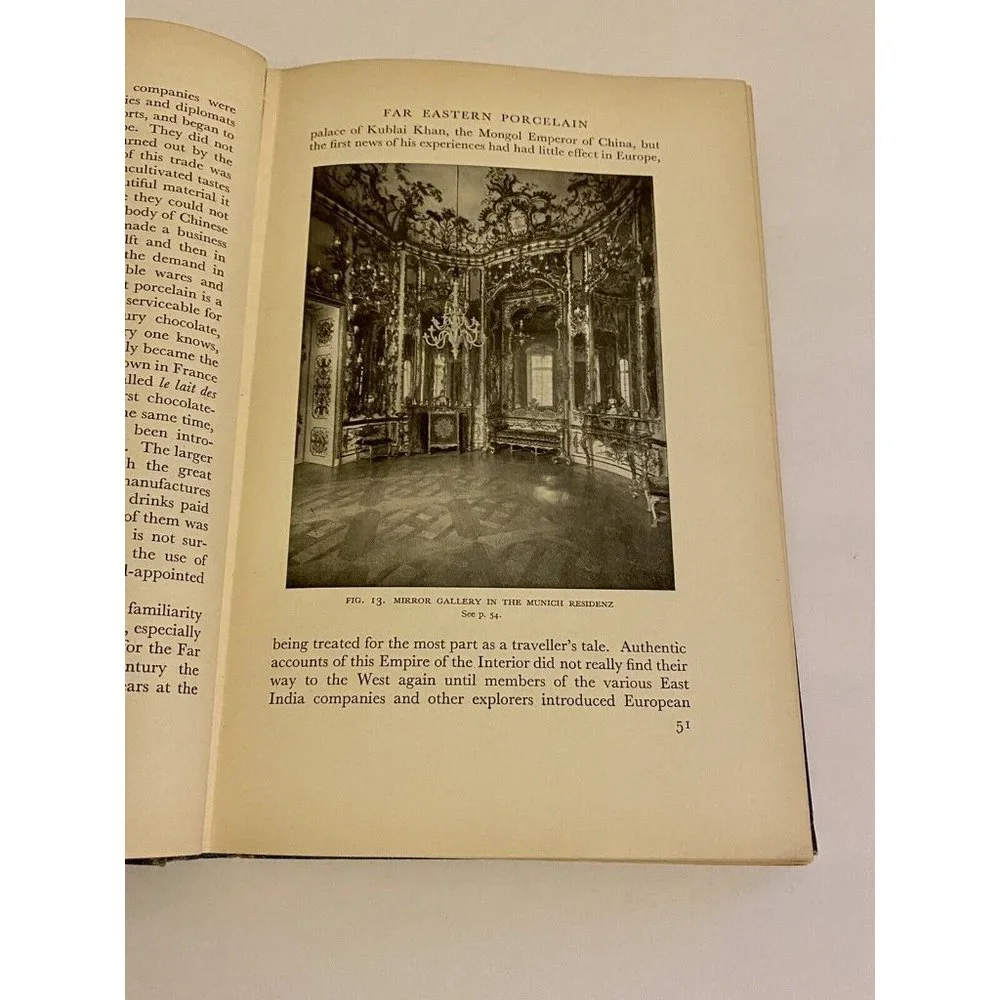 Porcelain As An Art And‎ A Mirror of Fashion by Robert Schmidt 1932 Hardcover